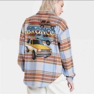 Ford Bronco flannel shacket xxl
